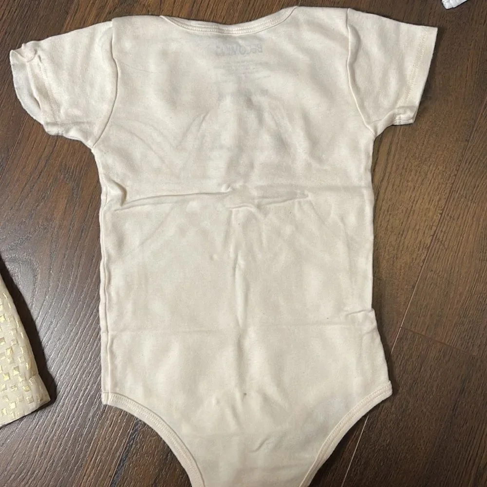 EUC 5 Piece Girls Ivory Gold White Zara + Being Me + BabyGAP + JoeFresh 18-24Mo
